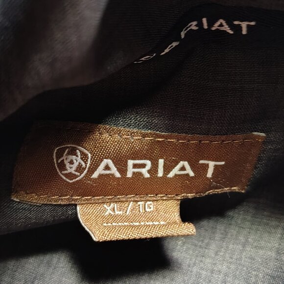 Ariat Mens Cruis Insulated Vest XL Gray 10024051 Fleece Lined Quilted Puffer - Picture 5 of 16